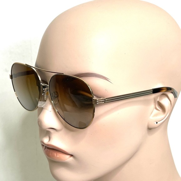 TORY BURCH AVIATOR STYLE METAL FRAME SUNGLASSES main image 8